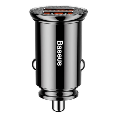 The Circular Plastic A+A 30W Dual QC3.0 Quick Car Charger
